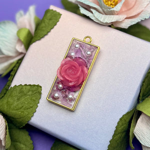 Keychain - Pink Flower