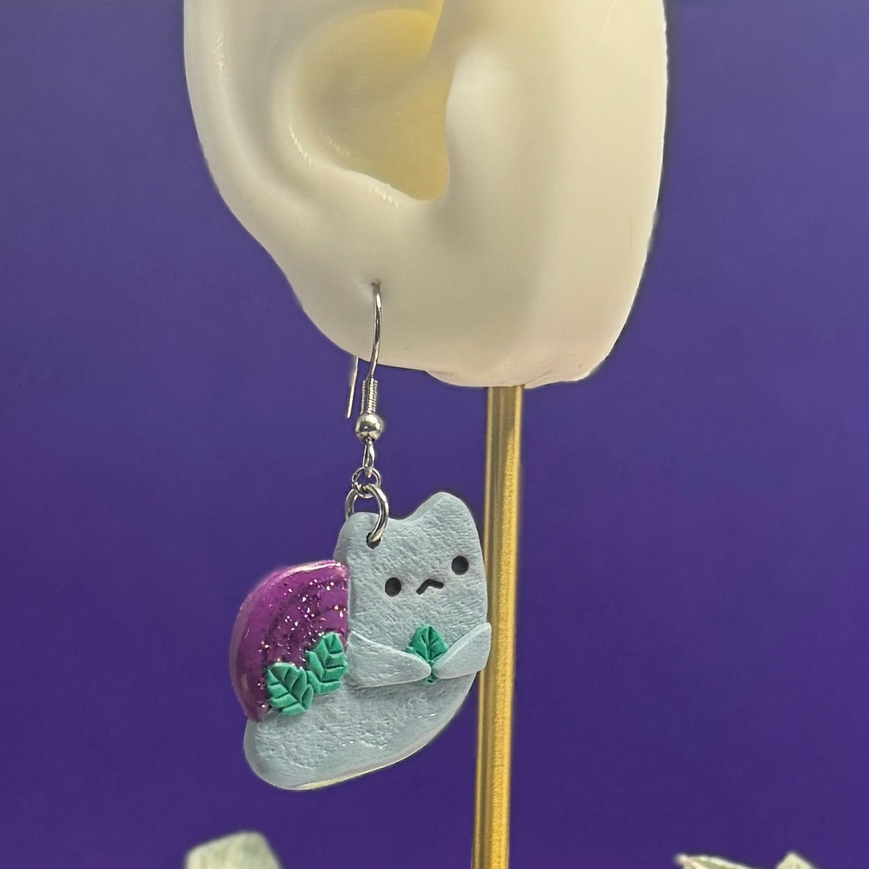 Earrings - Milton the Snail