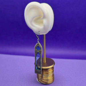 Earrings - Gothic Cathedral Windows (Blue)