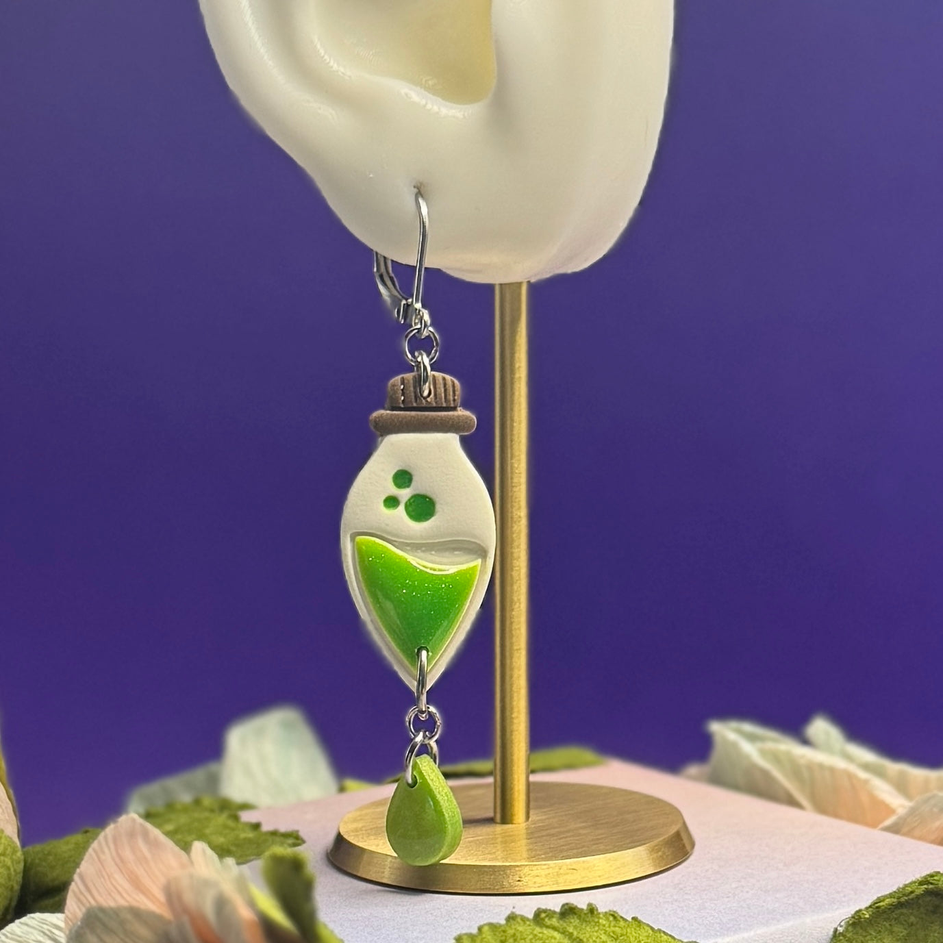 Earrings - Potion Bottle (Stamina)