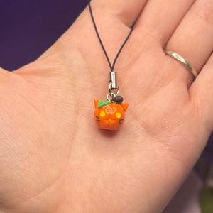 Phone Charm - Kitty Pumpkin (MtO)
