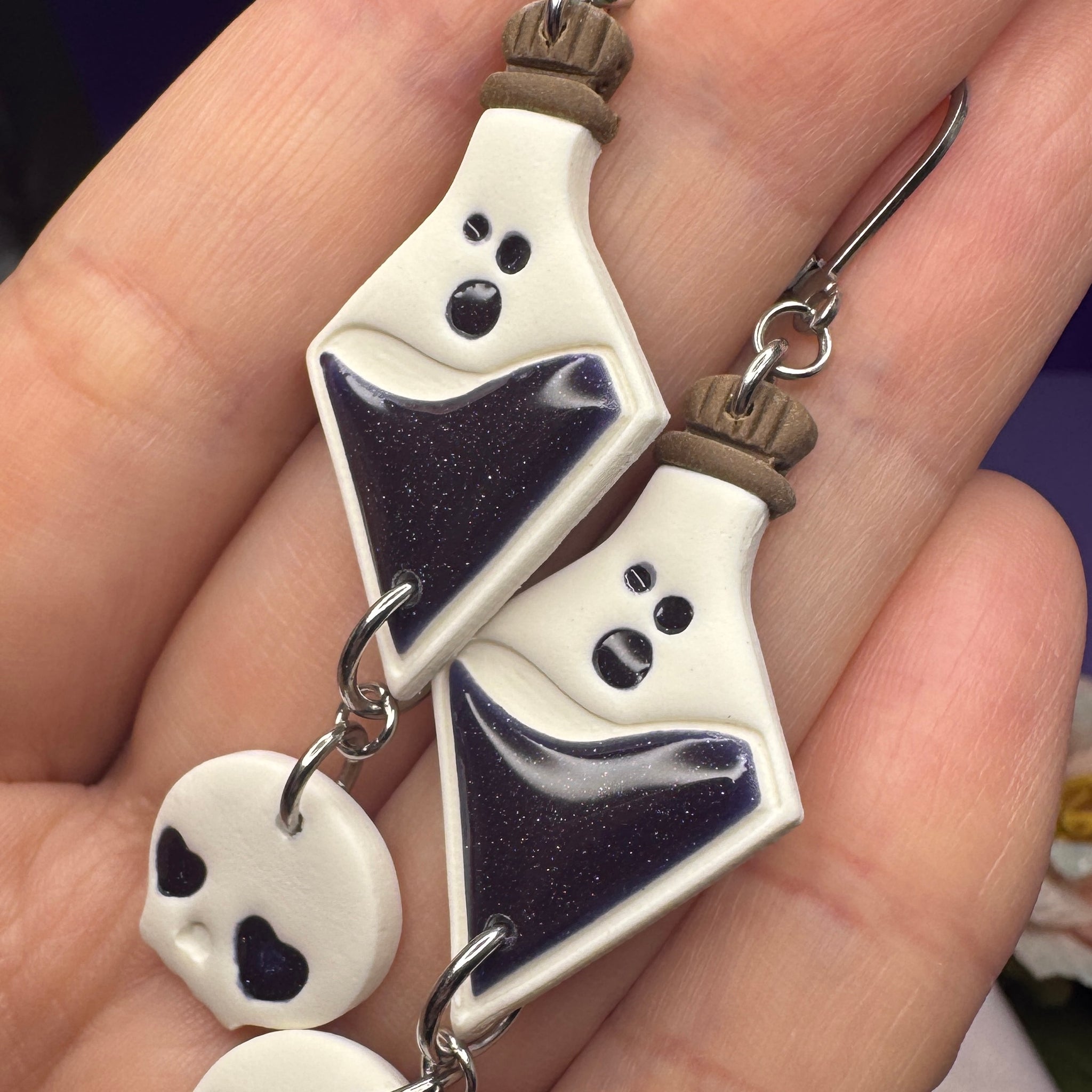 Earrings - Potion Bottle (Poison)