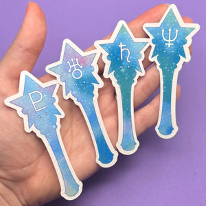 Sticker - Sailor Senshi Wand Set