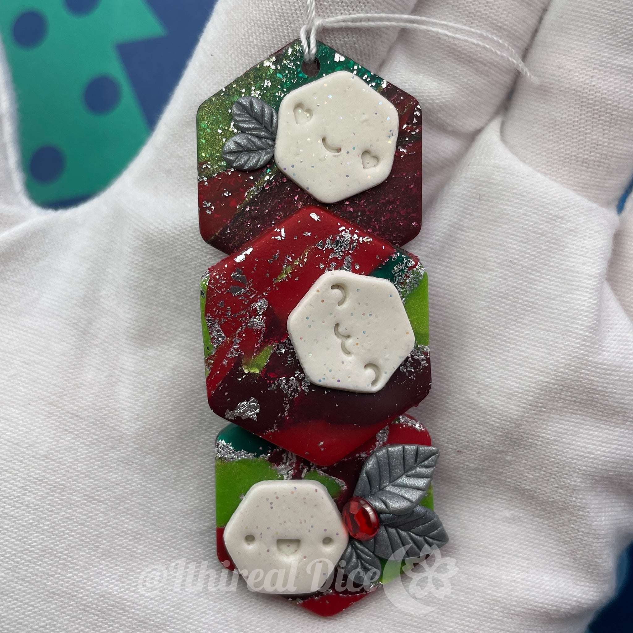 Ornament - Silly & Cute D20 (line)